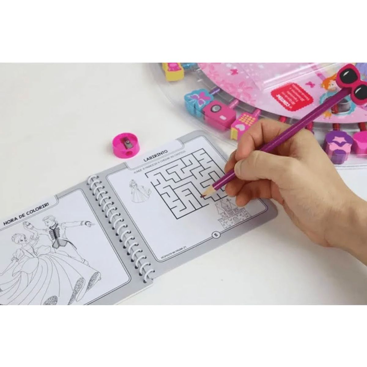 Kit Livro De Colorir E Atividades Borrachas Divertidas Princesas - Ciranda Cultural Kit Livro De Colorir E Atividades Borrachas Divertidas Princesas - Ciranda Cultural